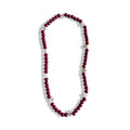 Bloemen ketting shiny cherry
