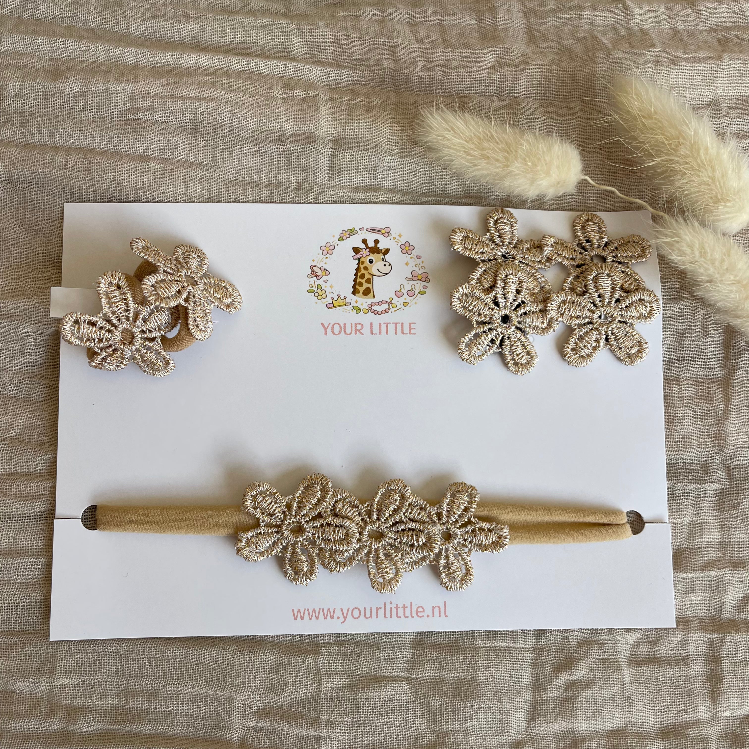 Cadeausetje golden flower