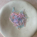 Mini haarelastiekjes pastel