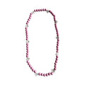 Bloemen ketting dusty roze