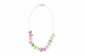 Regenboog hartjes ketting