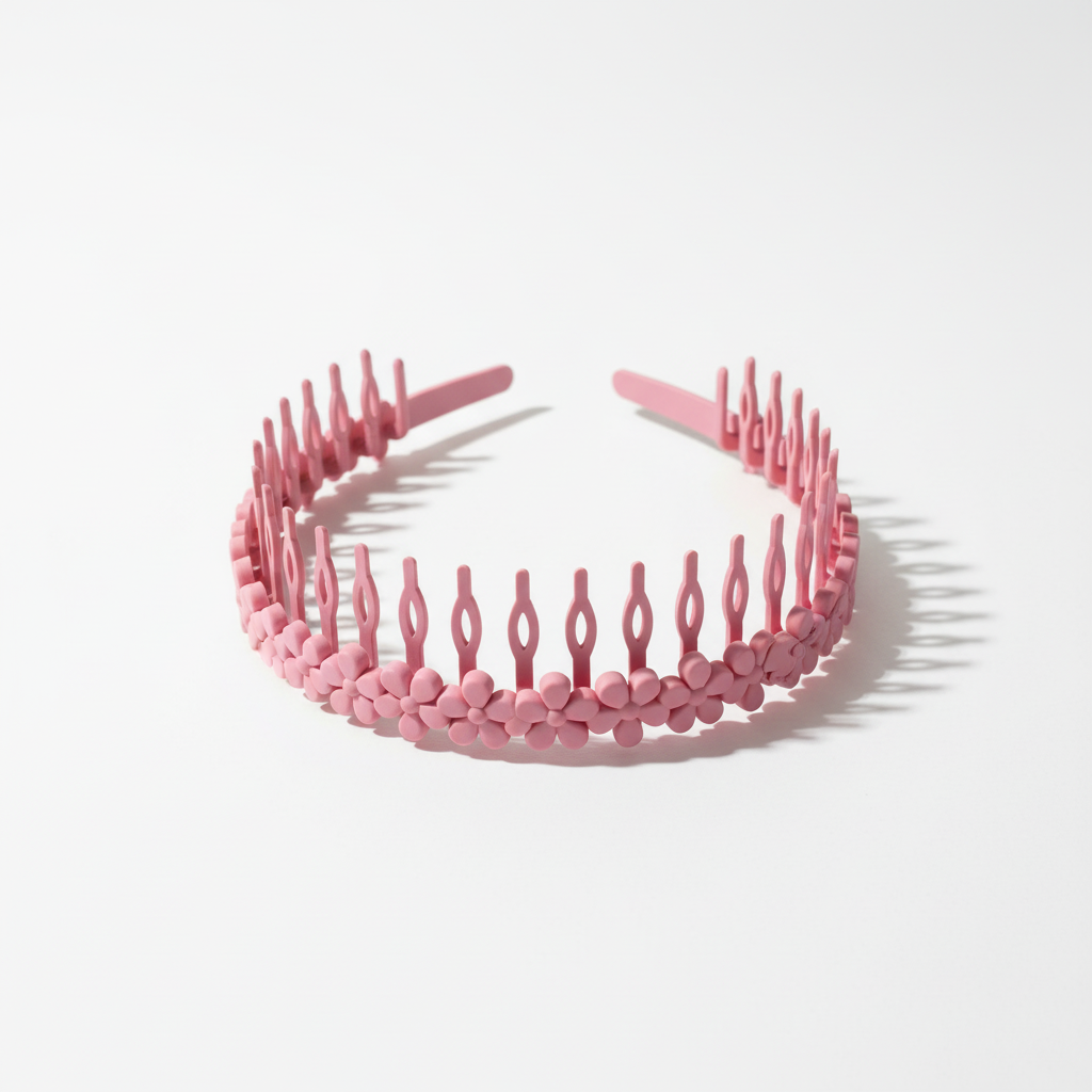 Roze haarband